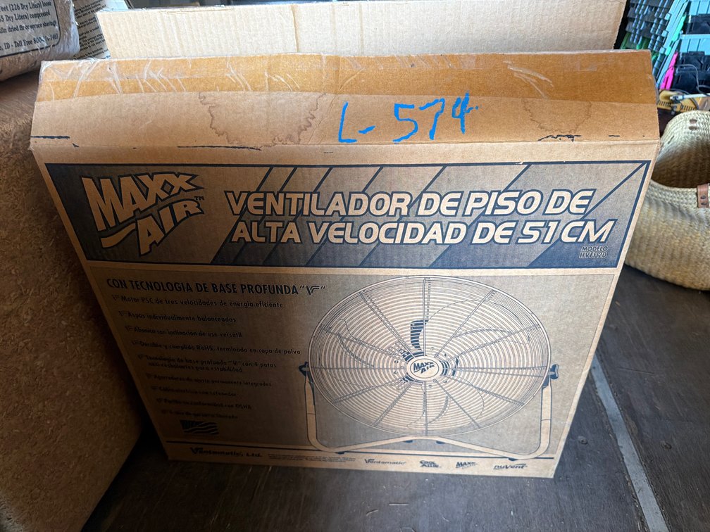 Maxx Air 24" shop fan NEW