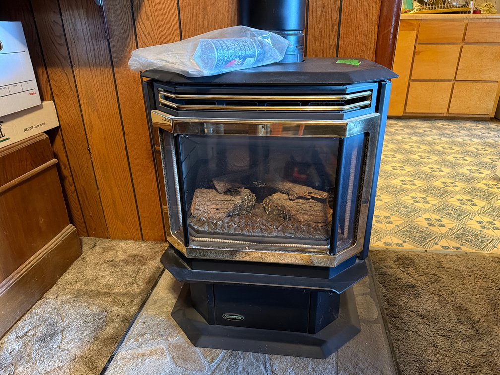 Qudra fire propane heating stove