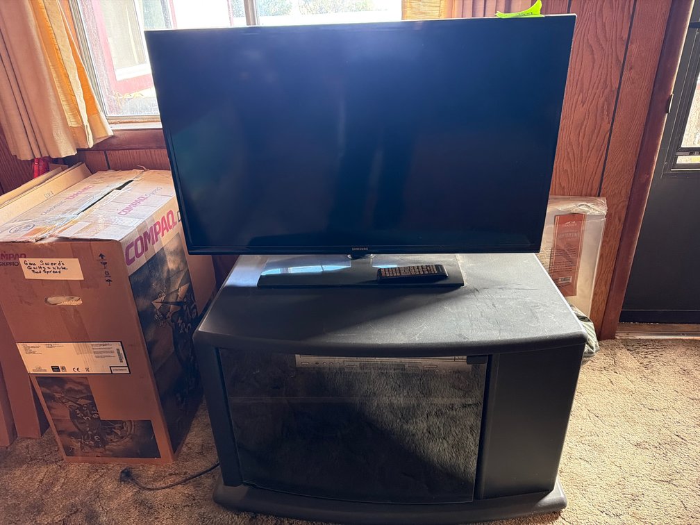 Samsung 38" flat-screen television w/stand