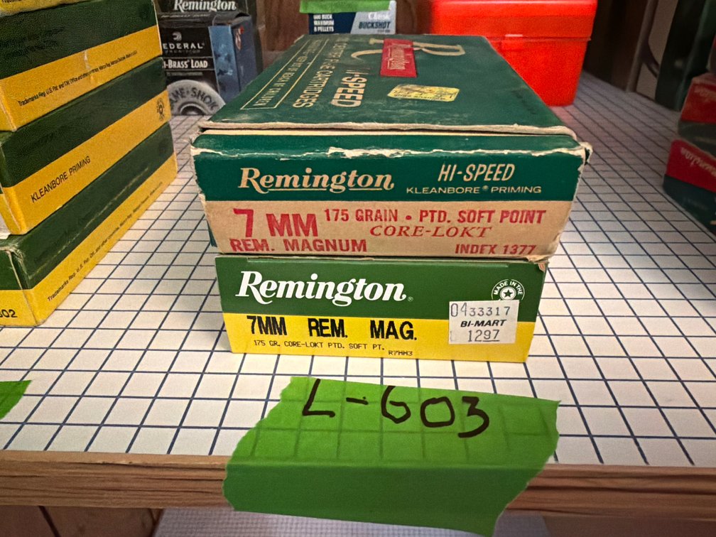 1.5  boxes 7mm ammo