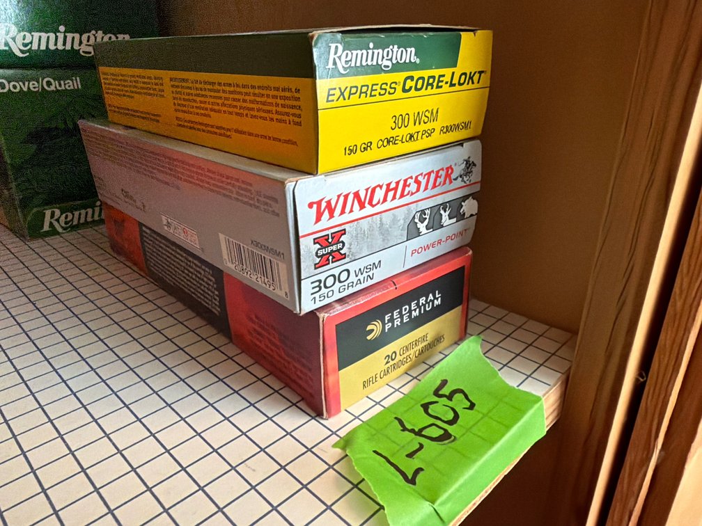 3- boxes 300 wsm ammo