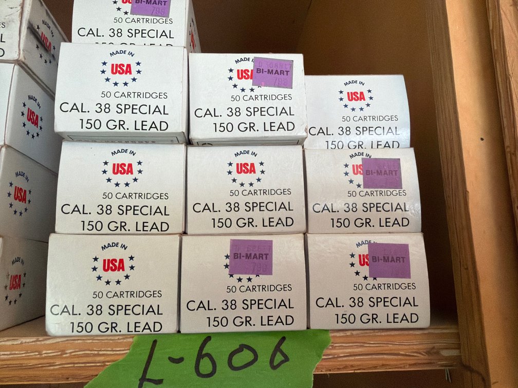 10 boxes 38 ammo