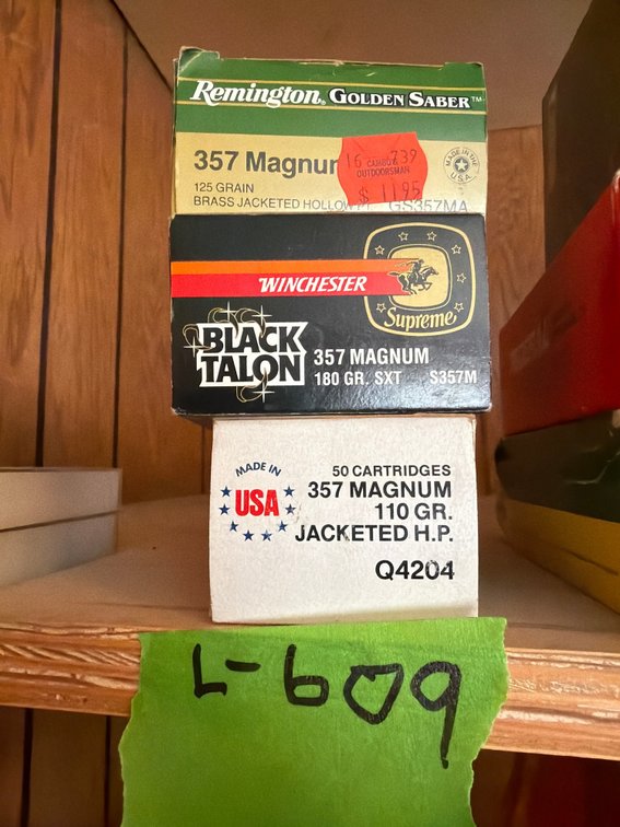 2.5 boxes 357 ammo