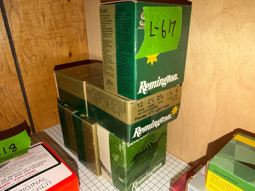 5 boxes 12ga. trap loads, and 1- partial