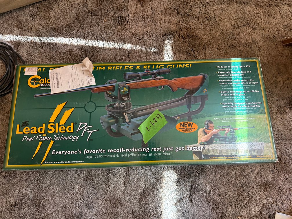 Caldwell lead sled shooting rest NEW