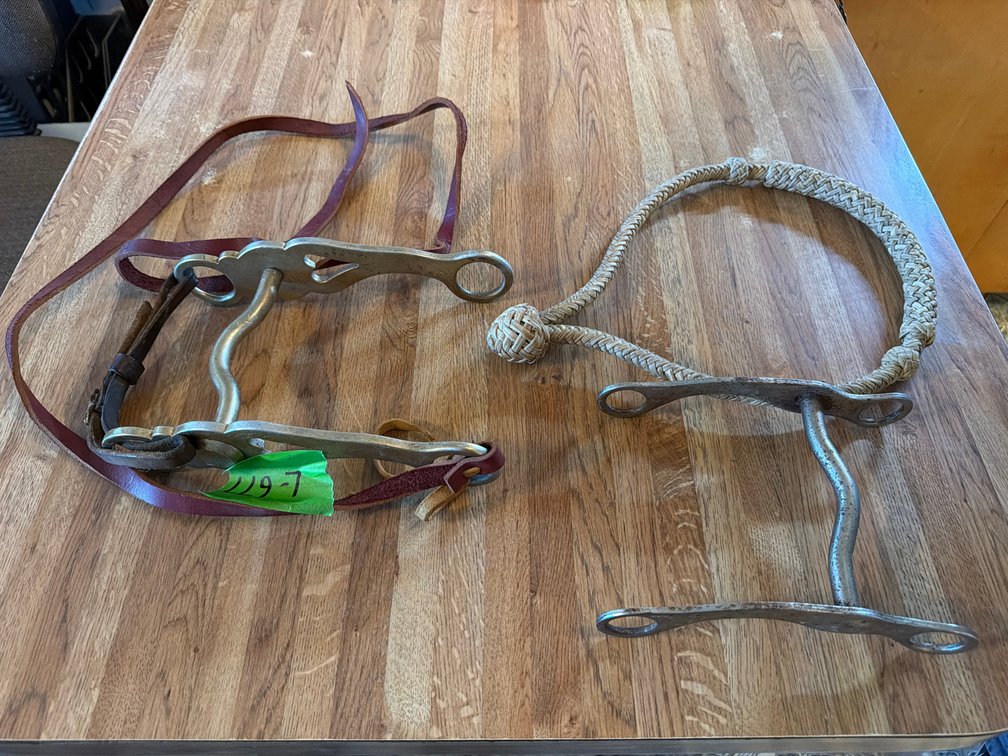 aluminum bits, rawhide bosel