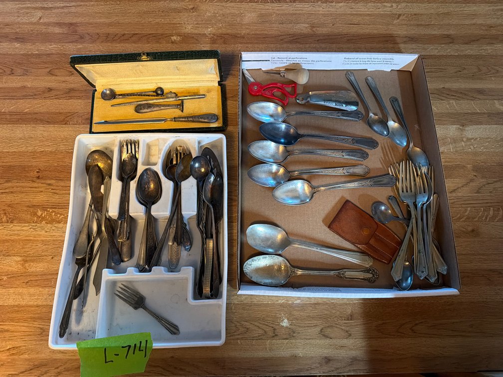 silver flatware
