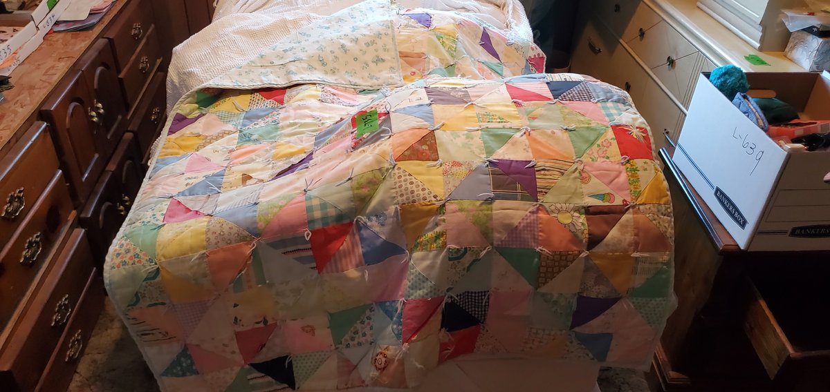tied baby quilt