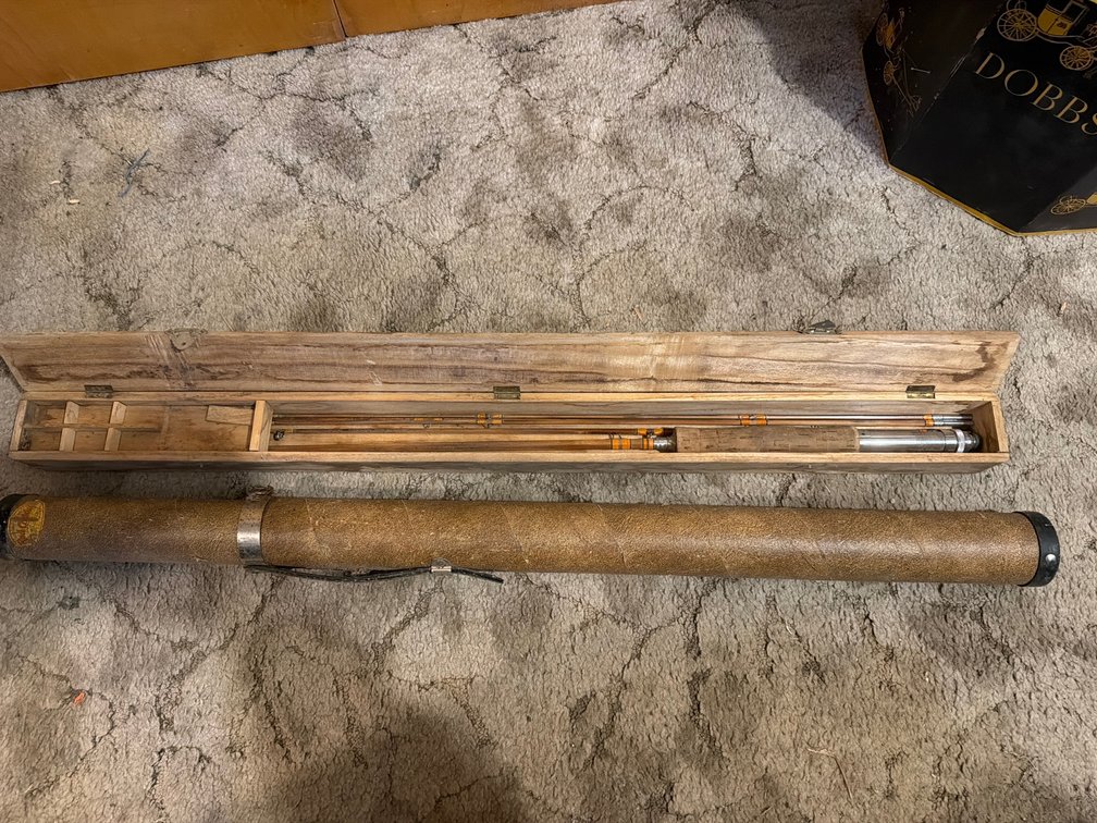 split bamboo fly rod,