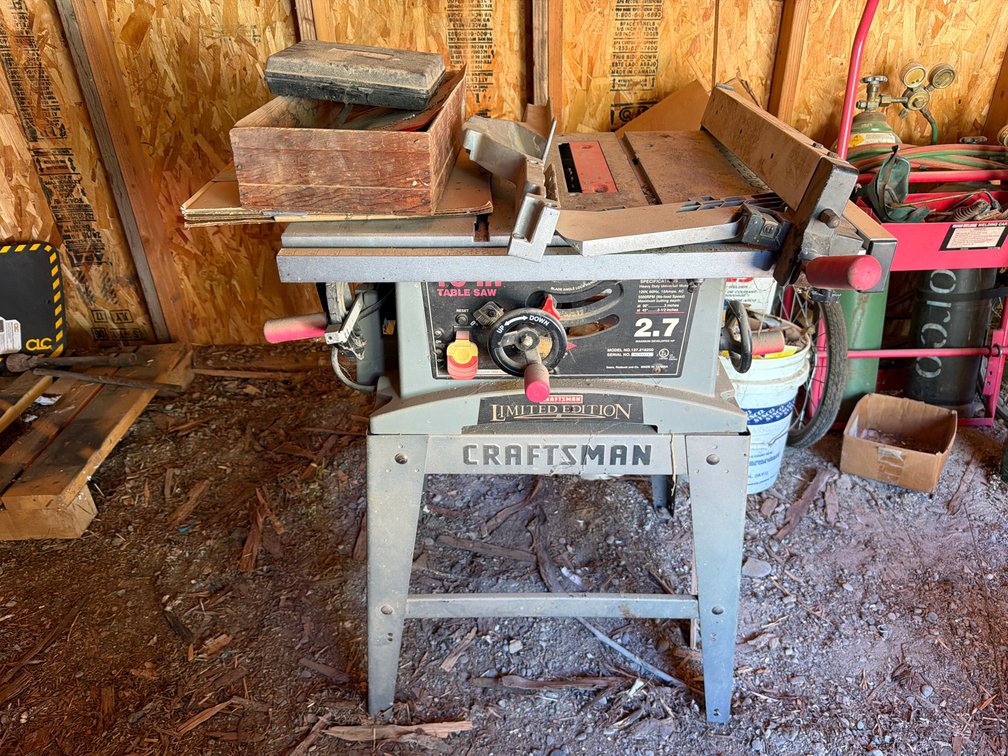 Craftsman 10" table saw