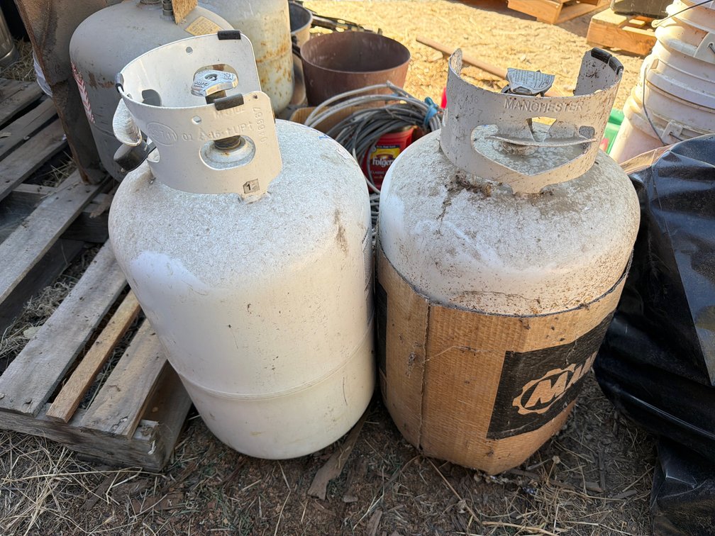 2- 7 gal. propane tanks