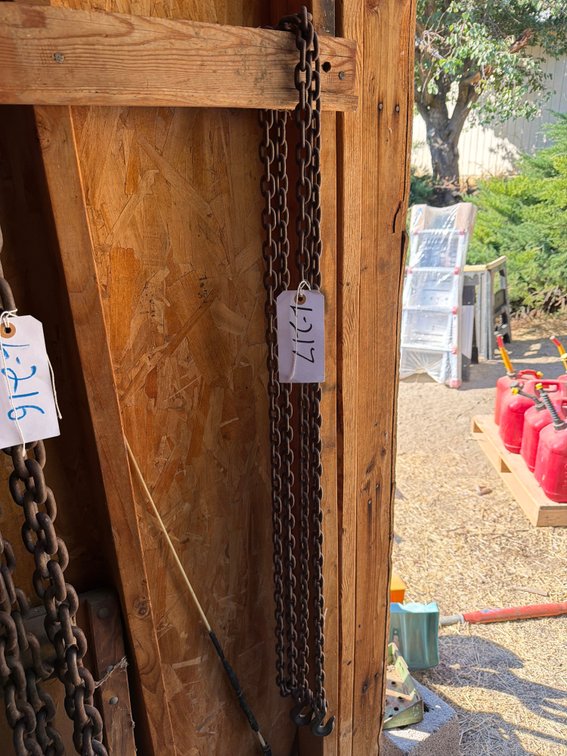 ¼" log chain
