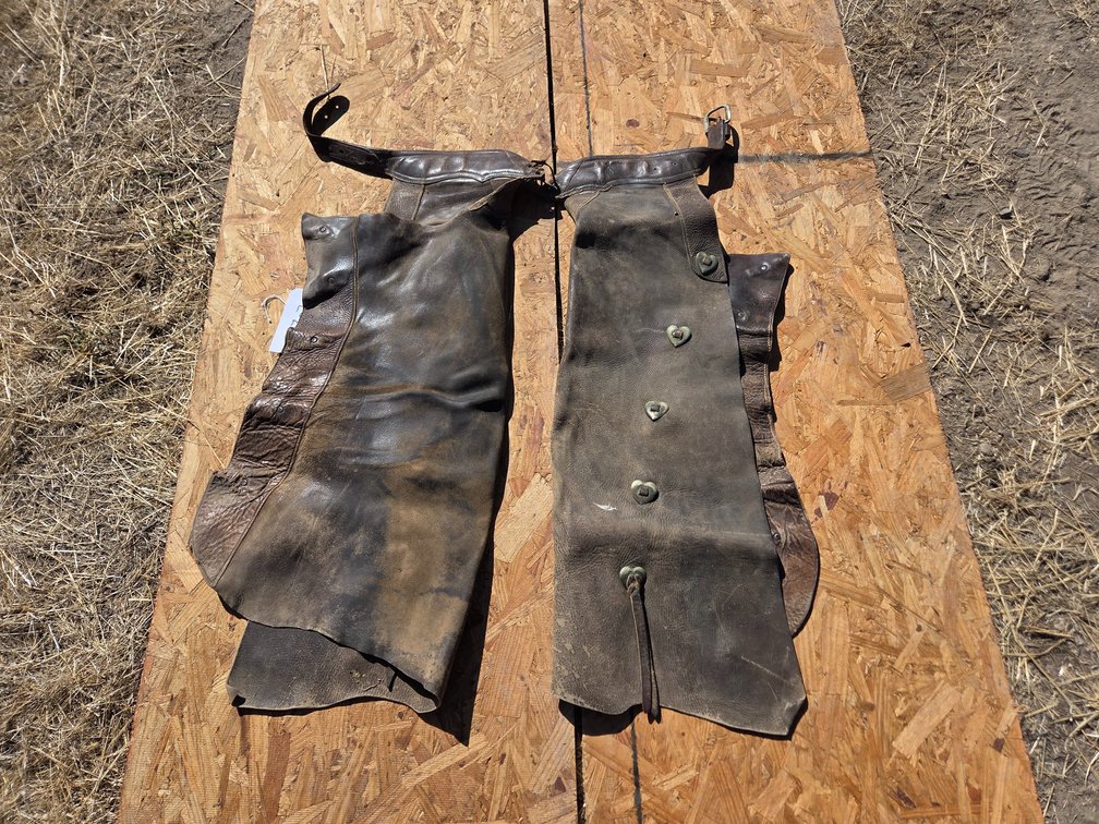 leather bat wing chaps