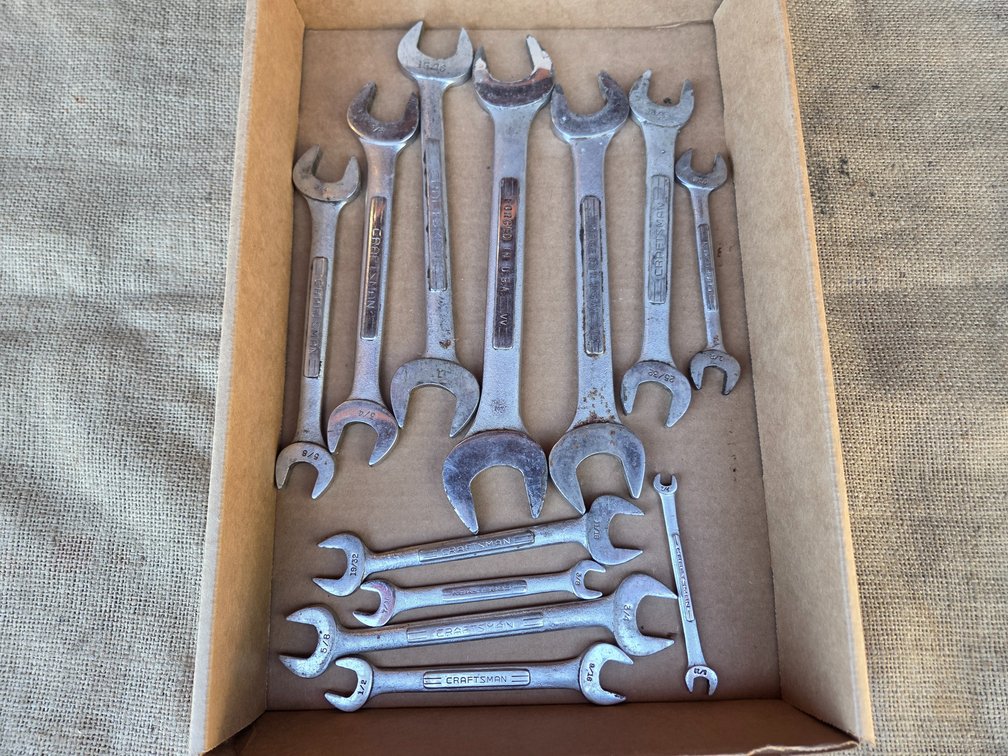 Craftsman end wrenches sae