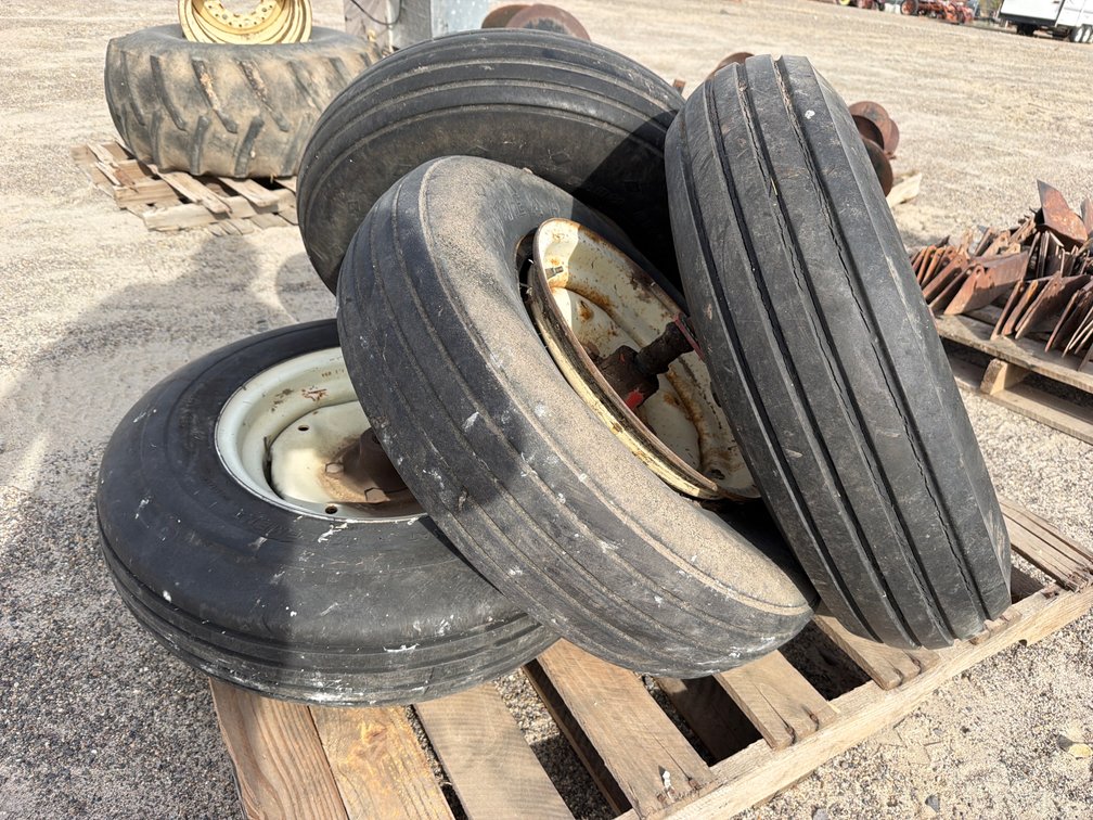 4- 15" implement tires