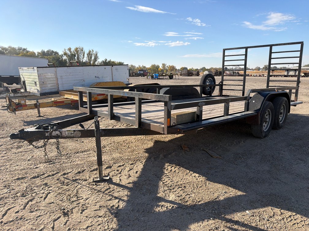 2019 CB 16' tandem axle trailer 4JUBU1625KNO54629