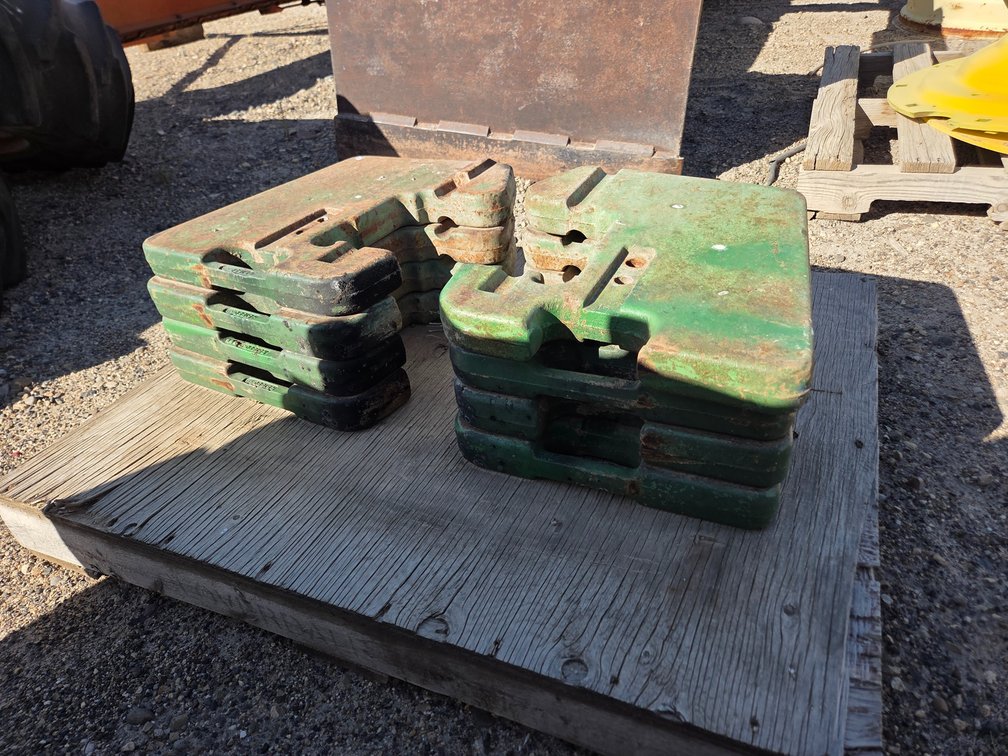 8- 100lb JD front weights