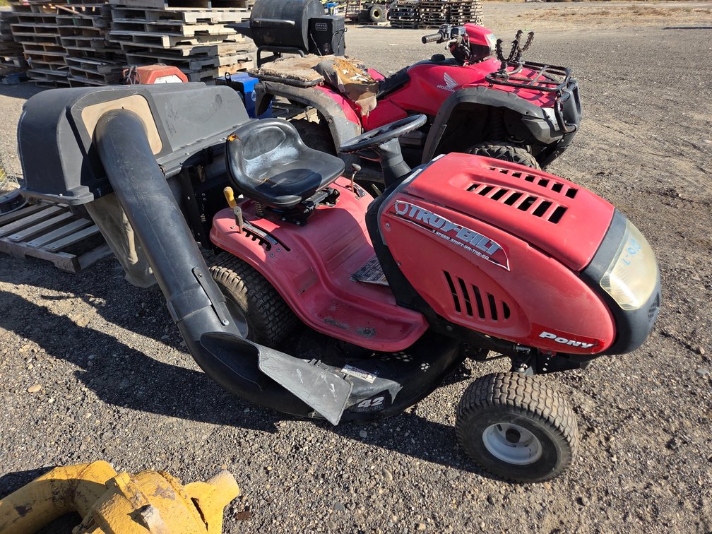 Troy Built pony riding lawn mower