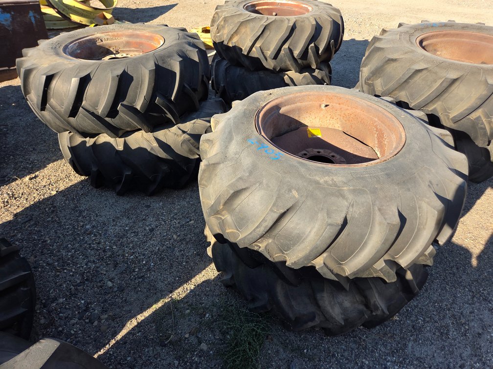 4- 16.9x24" pivot tires