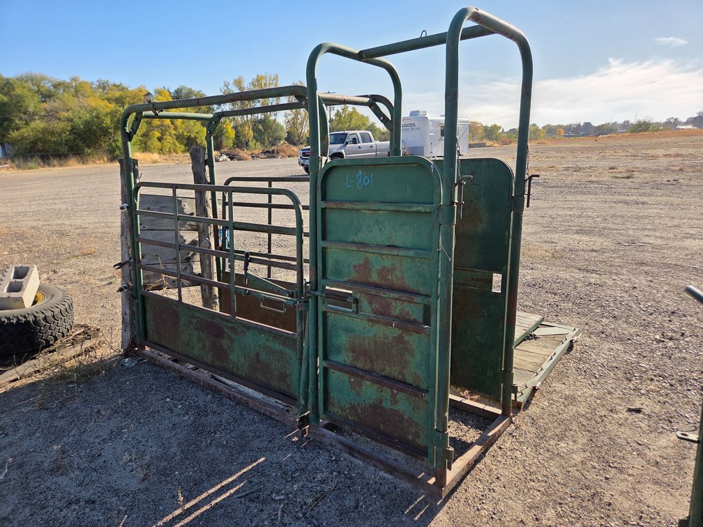livestock lead up ally pteg gate w/wood panels