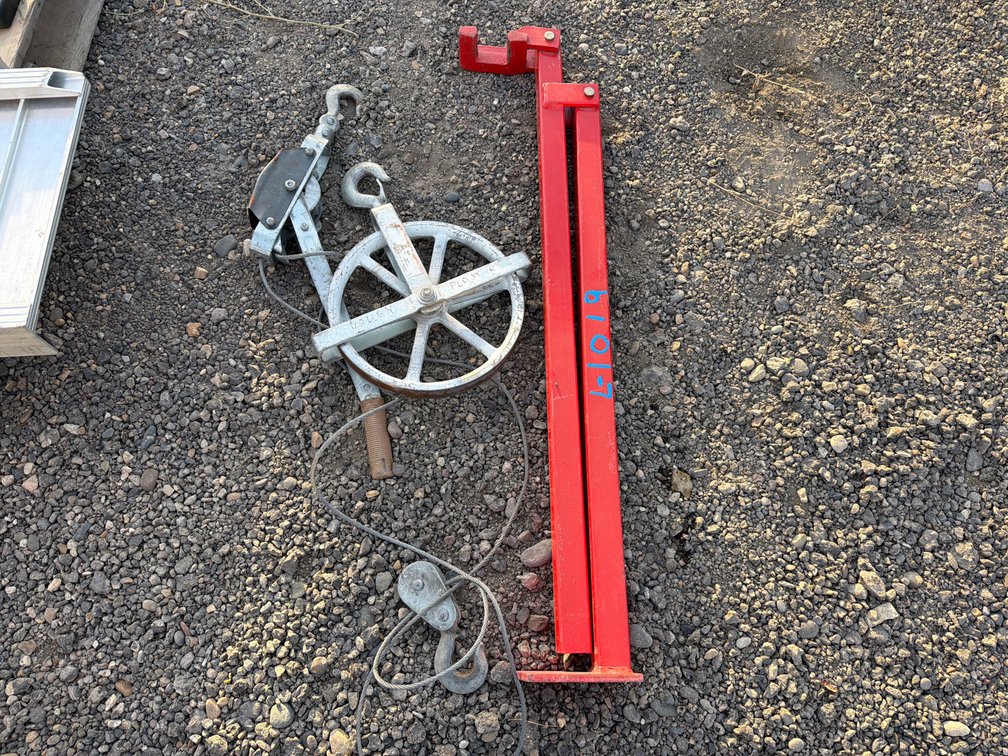steel fence posts jack, pully, comealong