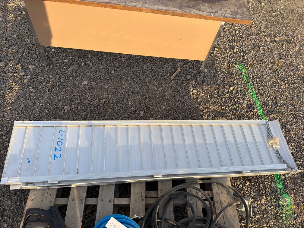 6' aluminum ramp set