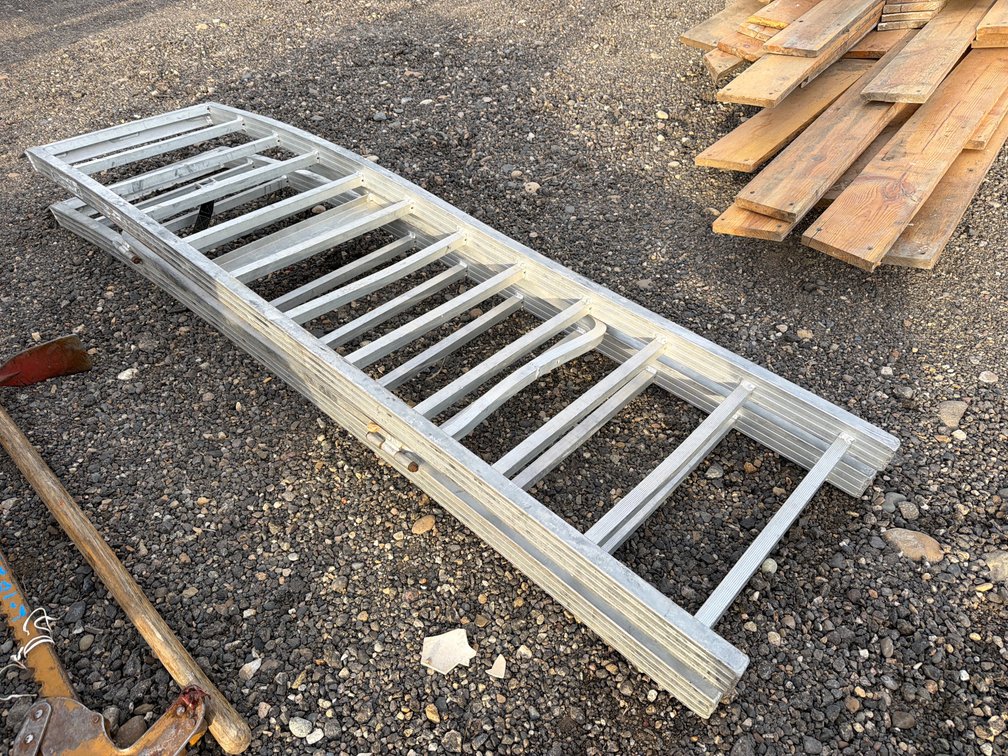 aluminum folding ramp set