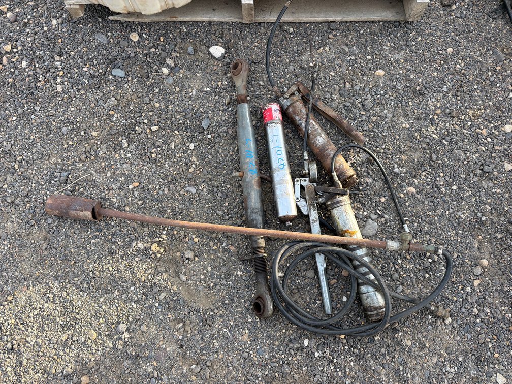 grease guns, top link, propane burner head