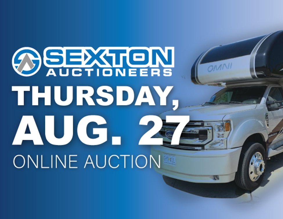 Image for Day One - August 27th | Sexton Auctioneers August 2026 Online Equipment Auction
