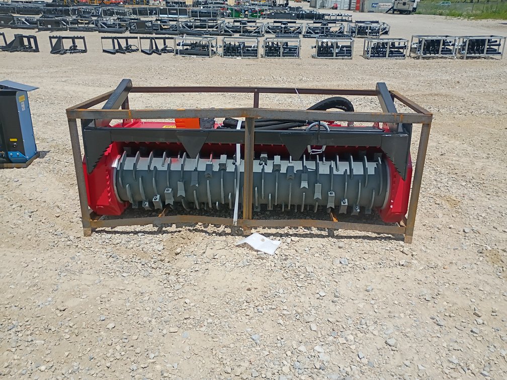 Raytree Drum Mulcher Skid Steer Attachment
