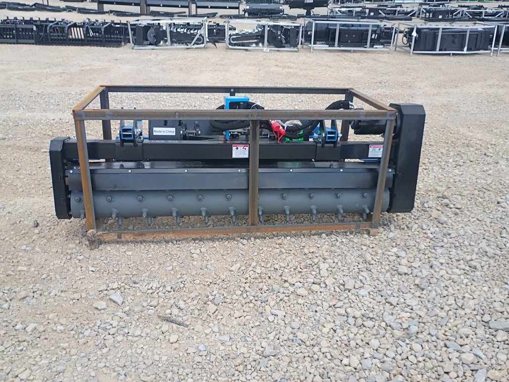 Raytree Soil Conditioner Skid Steer Attachment