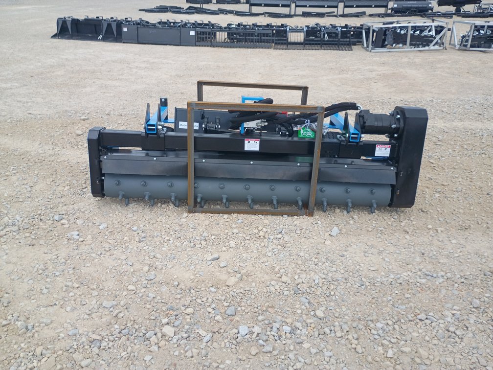 Raytree Soil Conditioner Skid Steer Attachment