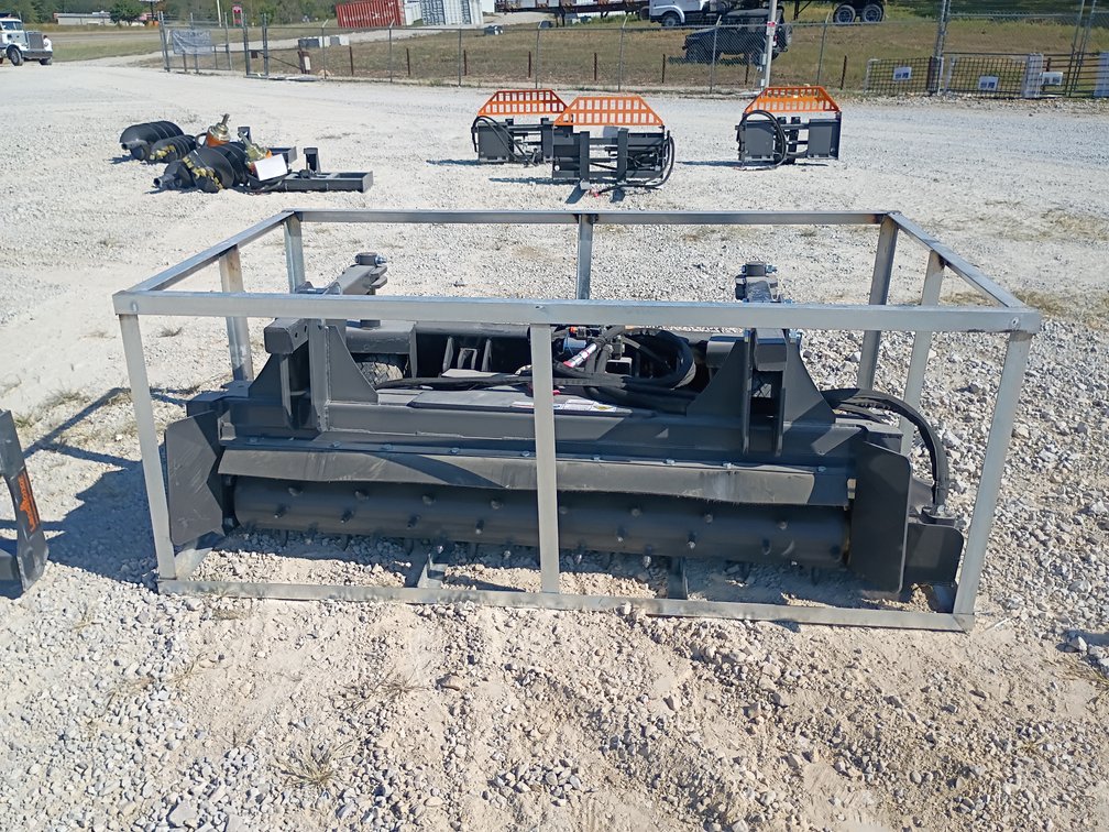 Landhonor Power Rake Skid Steer Attachment