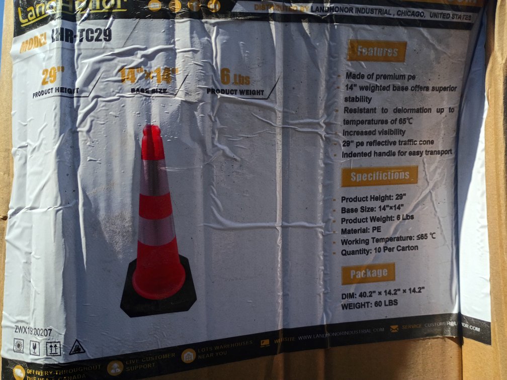 10- Landhonor Traffic Cones