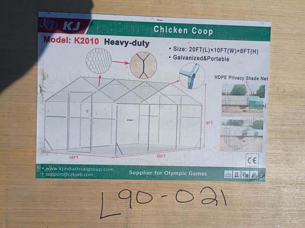 KJ K2010 Chicken Coop