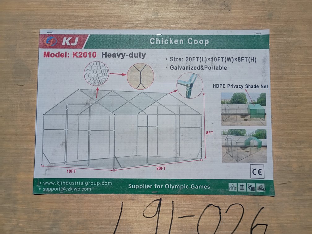 KJ K2010 Chicken Coop