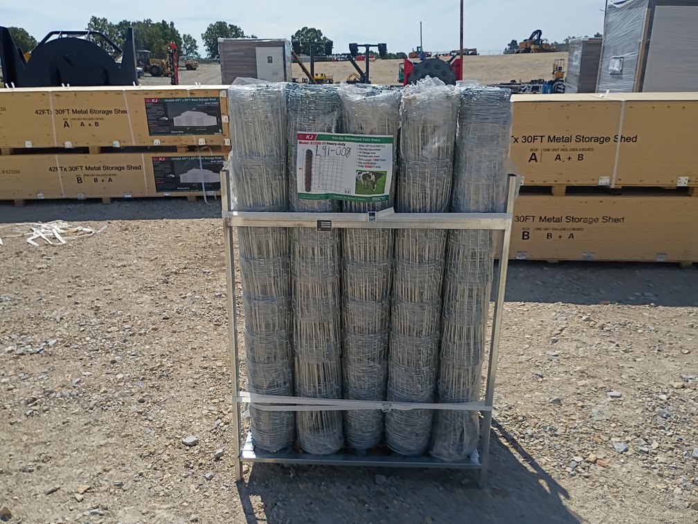 20- KJ Galvanized Field Fence Rolls