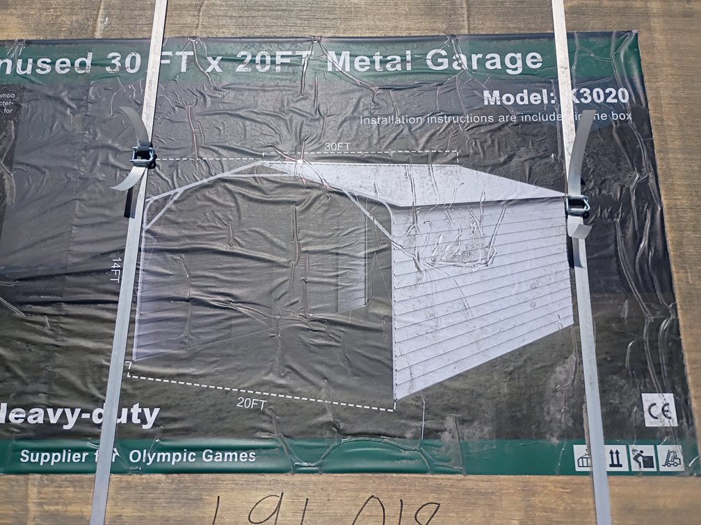 KJ 30'x20' Metal Garage