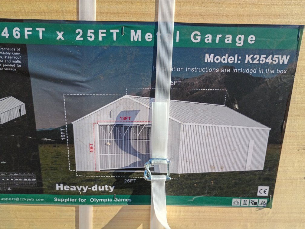 KJ 46'x25' Metal Garage