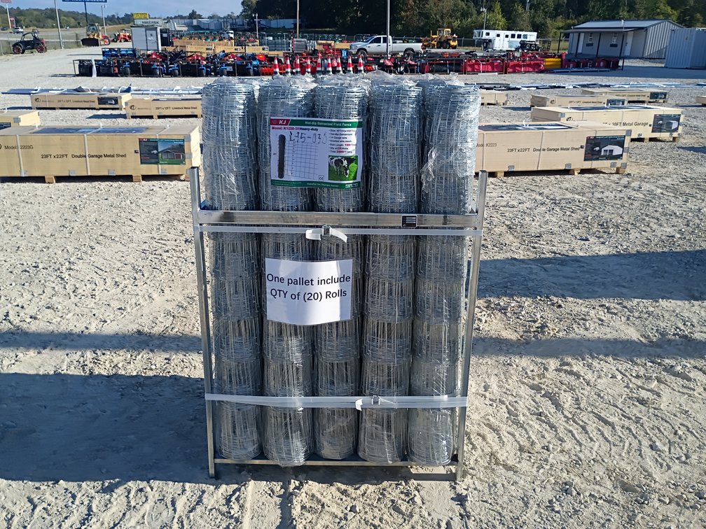 20- KJ Galvanized Field Fence Rolls