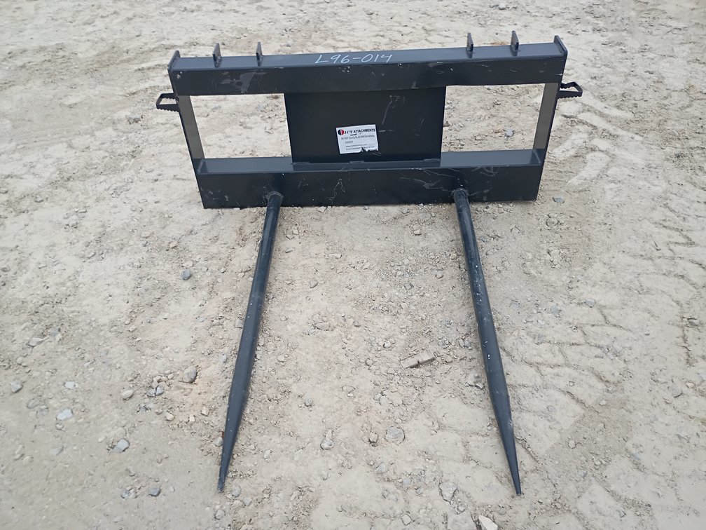 JCT Bale Spear Skid Steer Attachment