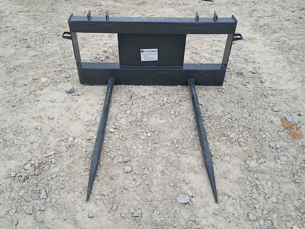 JCT Bale Spear Skid Steer Attachment