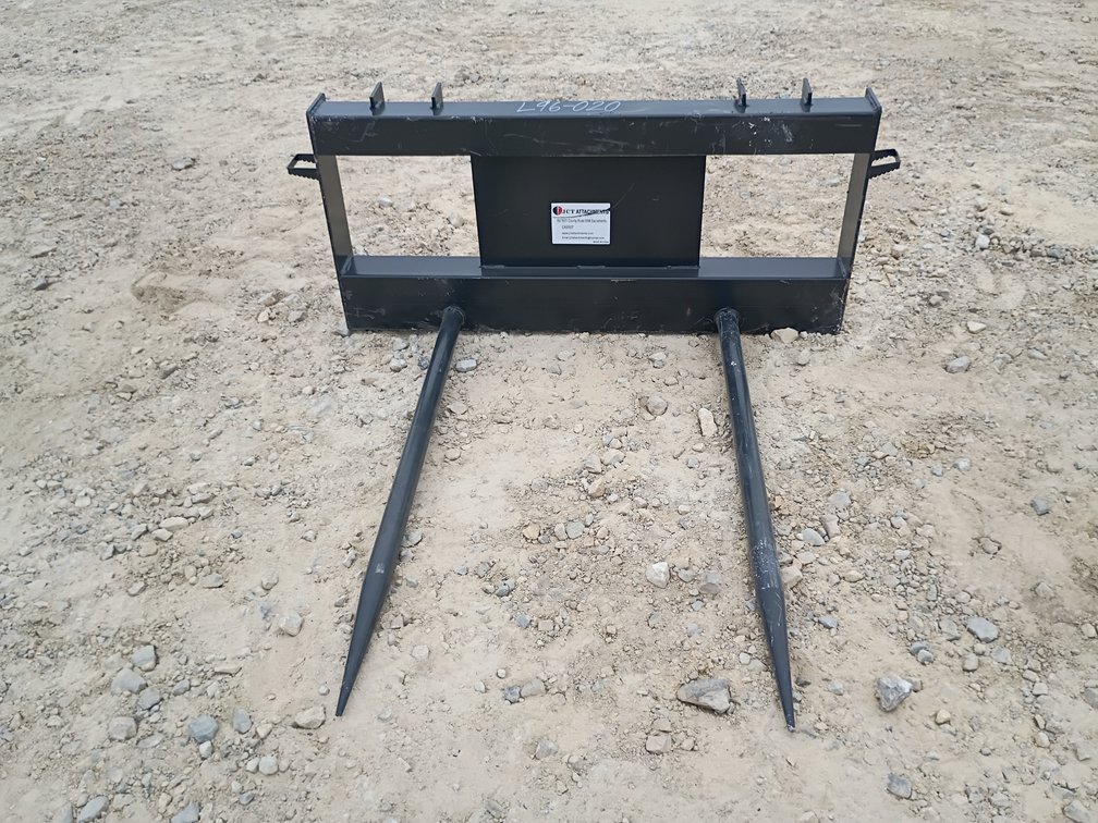JCT Bale Spear Skid Steer Attachment