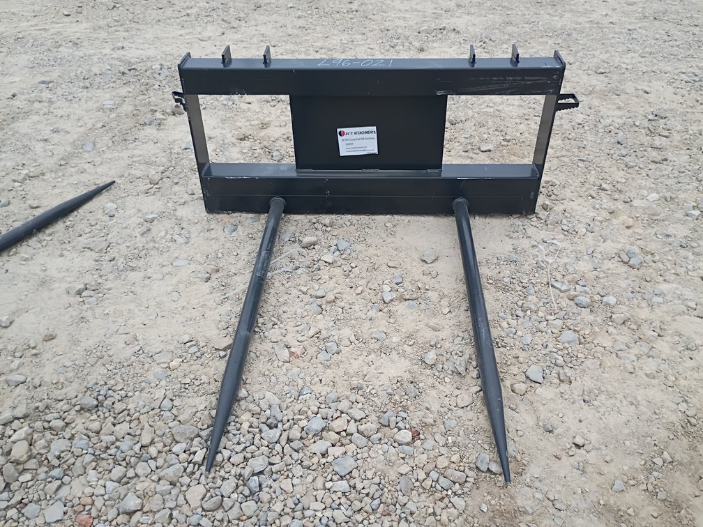JCT Bale Spear Skid Steer Attachment