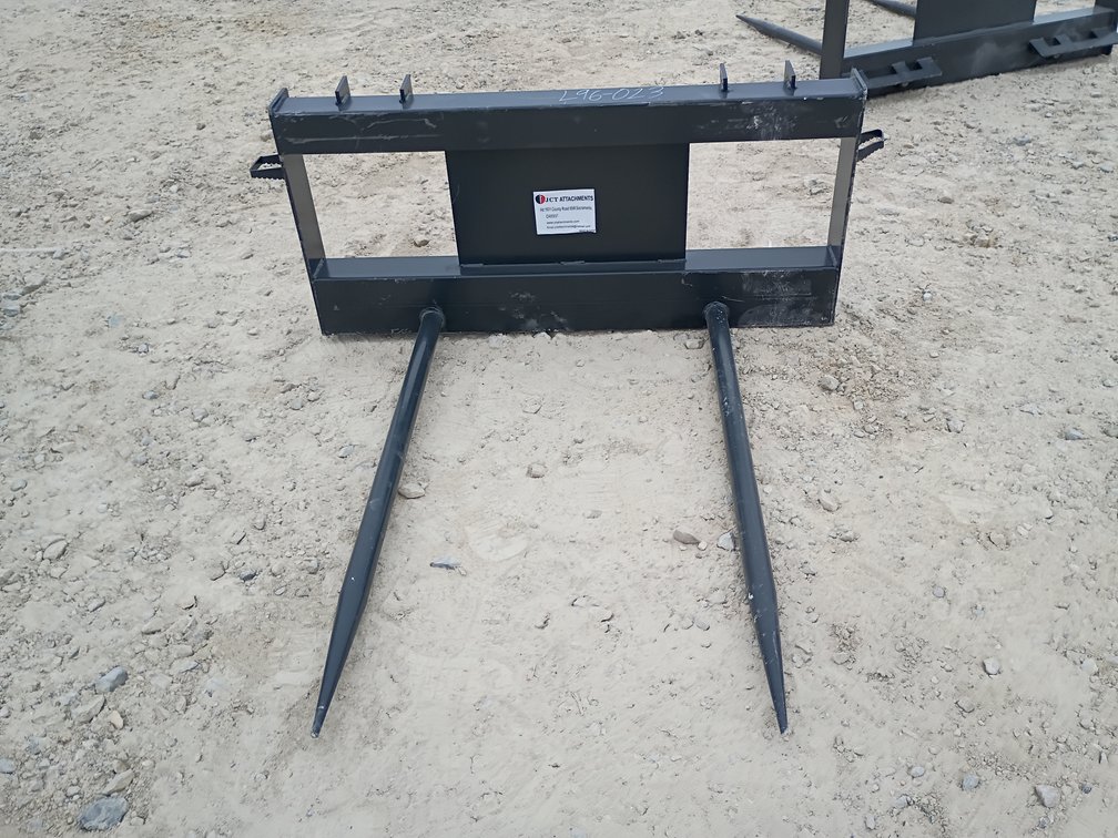JCT Bale Spear Skid Steer Attachment