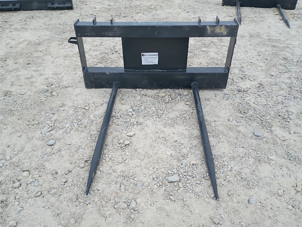 JCT Bale Spear Skid Steer Attachment