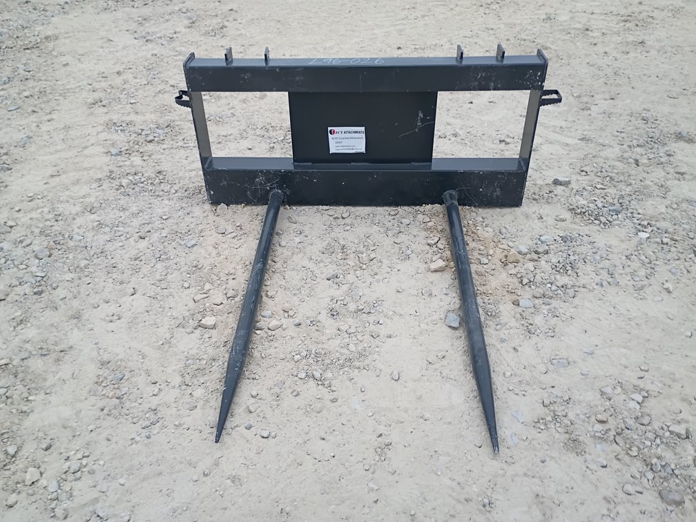JCT Bale Spear Skid Steer Attachment