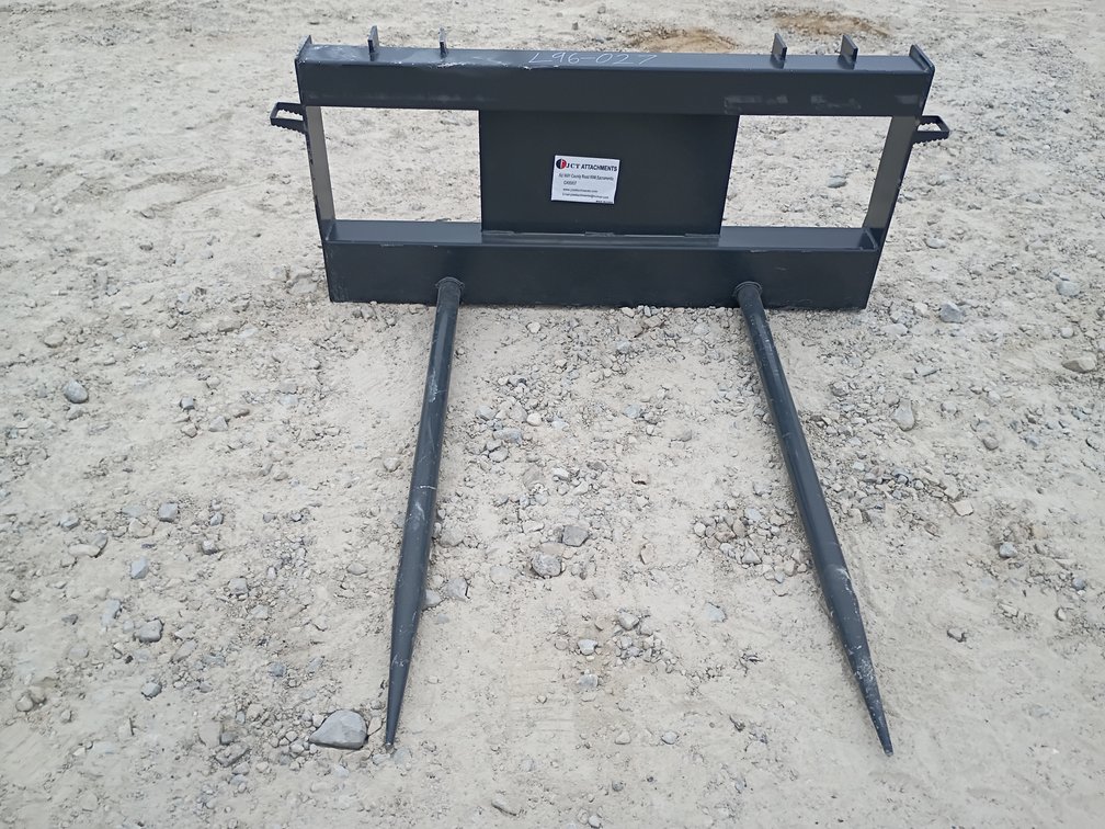JCT Bale Spear Skid Steer Attachment