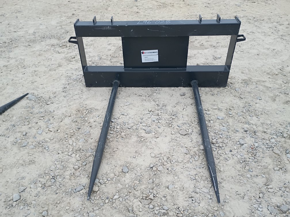 JCT Bale Spear Skid Steer Attachment