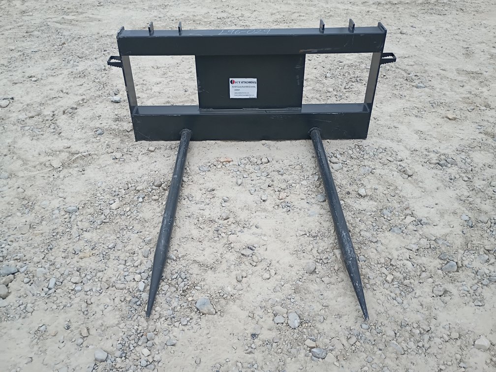 JCT Bale Spear Skid Steer Attachment